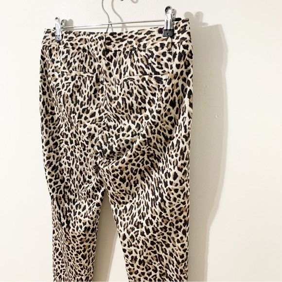 J. Crew Factory Stretch Cotton Blend City Fit Cheetah Animal Print Pants 🐆 - Picture 5 of 9
